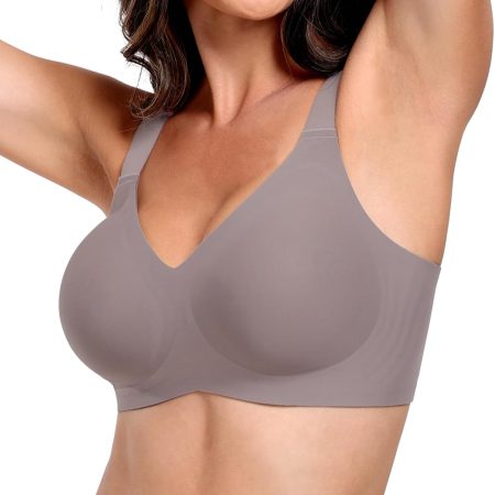 Wireless Bras for Women Full Coverage No Underwire Push Up Supportive Bra Comfortable Everyday T-Shirt Bra