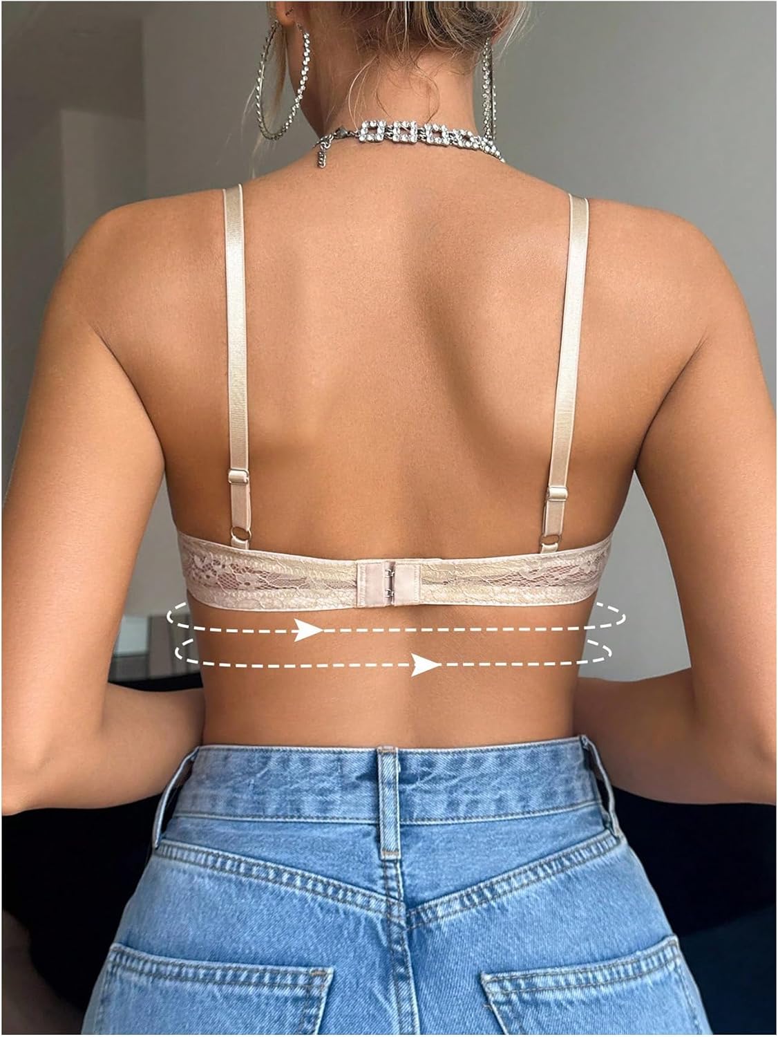 Women's Sexy Lace Bras Underwire Everyday Bra Comfort Push Up Bralettes - Image 2