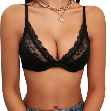 Women's Sexy Lace Bras Underwire Everyday Bra Comfort Push Up Bralettes