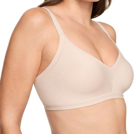 Women Underarm-smoothing With Seamless Stretch Wireless Lightly Lined Comfort Bra