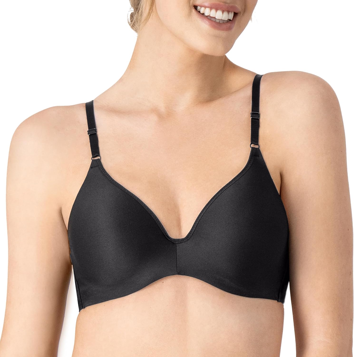 Women Invisible Look Underwire Adjustable T-Shirt Bra (2 Pack) - Image 2