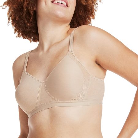 Women Wireless Bra, Cooling Mesh T-Shirt Bra, Wirefree Bra